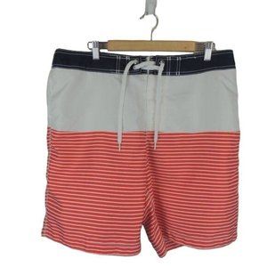 Old Navy Red, White, and Blue Swim Trunks Size XL